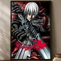 Black Lagoon Anime Poster – Self-Stick HD Waterproof Wall Art Anime Wall Poster Axl White12 40X50cmNoframe