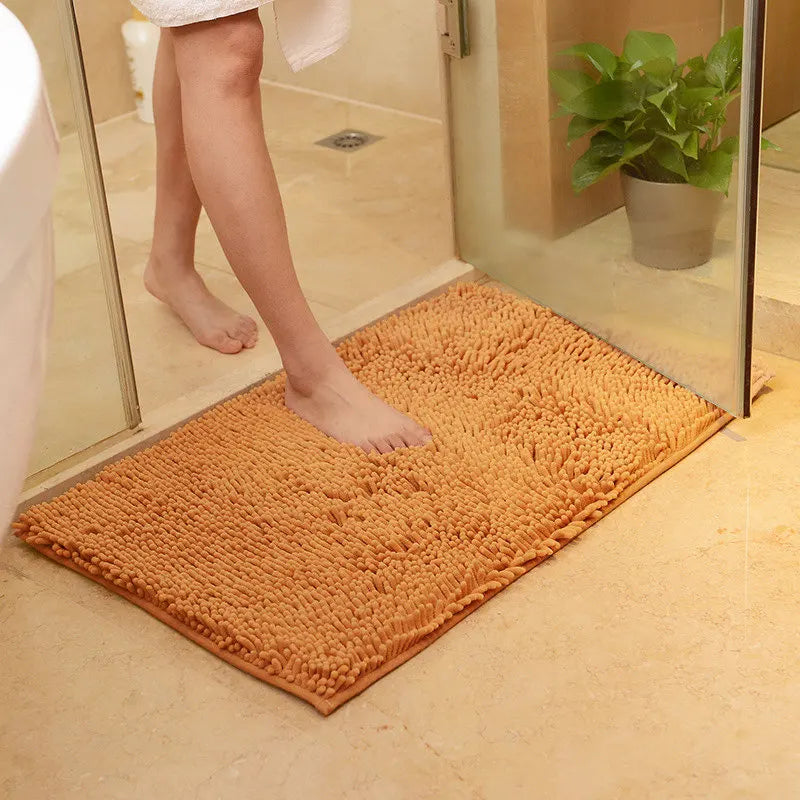 Thick Memory Foam Bath Mat – Absorbent Non-Slip Bathroom Rug Bath Mat Rug Axl Champagne about 40x60cm