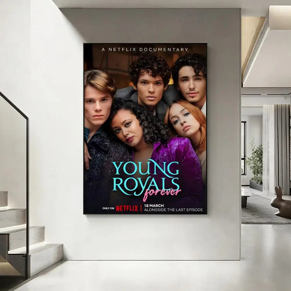 Young Royals TV Show Poster – HD Waterproof Wall Art Print Wall Art Poster Axl White7 15X20cmNoframe