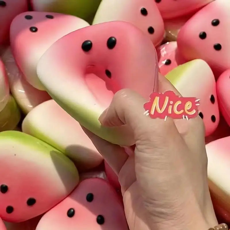 Watermelon Slow Rise Squish Toy – Fidget Sensory Toy for Kids Slow Rise Squish Toy Axl