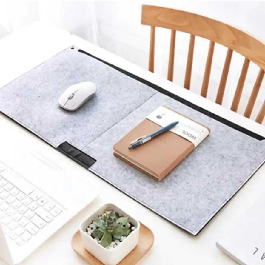 Large Felt Desk Mat – Non-Slip Mouse Pad & Desktop Protector Felt Desk Mat Axl