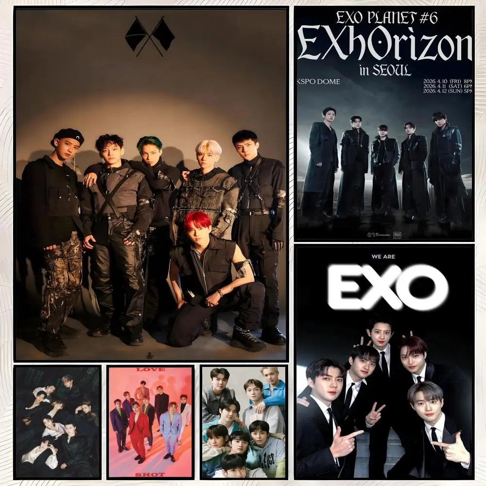 EXO Music Wall Poster – Self-Stick HD Waterproof Wall Art Wall Art Poster Axl