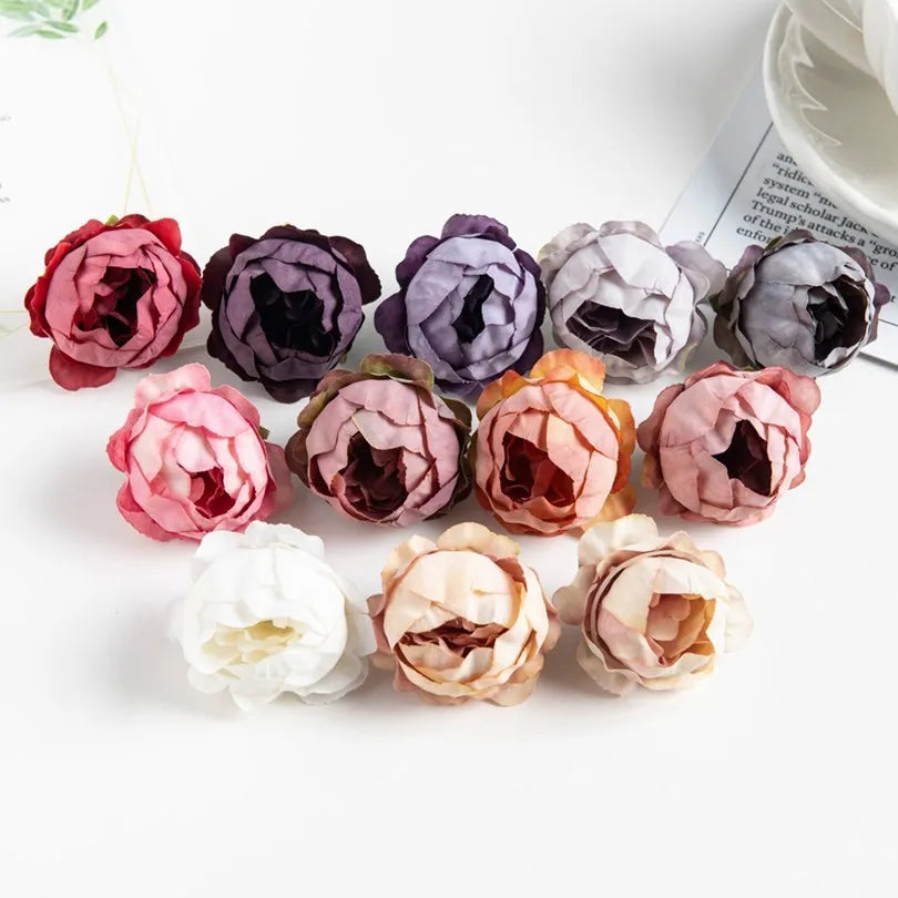 Pink Silk Peony Buds 10/50 Pcs – Artificial Flowers for Crafts Artificial Silk Flowers Axl