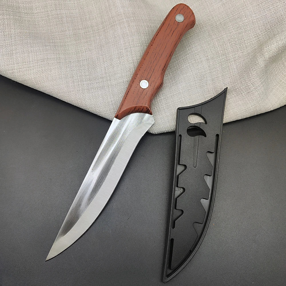Stainless Steel Boning Knife with Sheath | 14.6cm Sharp Blade Boning Knife Axl