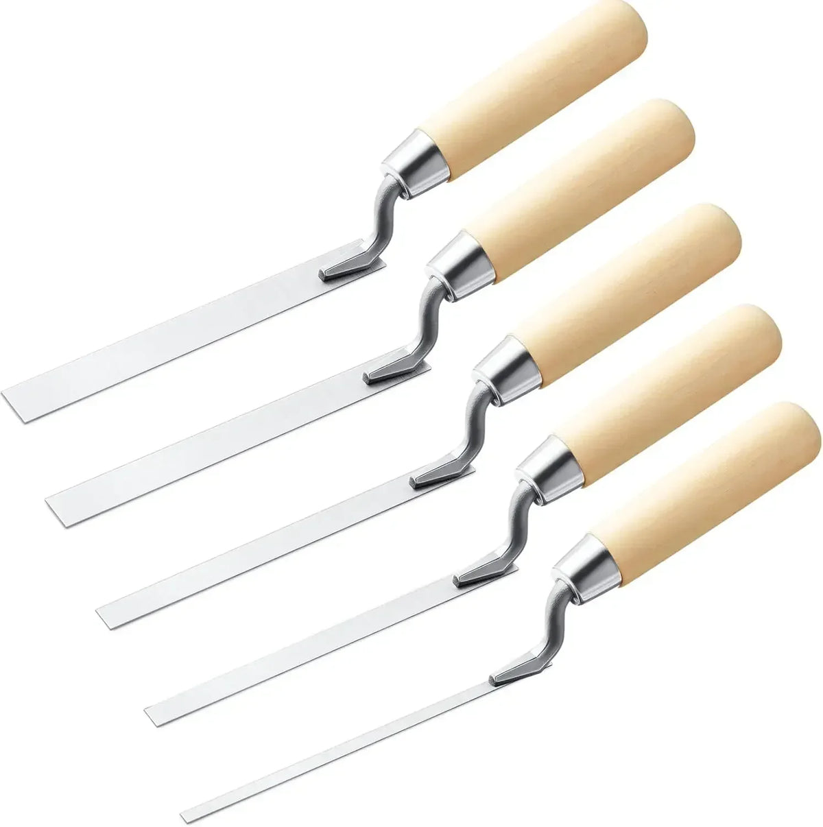5-Piece Carbon Steel Plastering Trowel Set – 5 Blade Widths Plastering Trowel Set Axl China Mainland