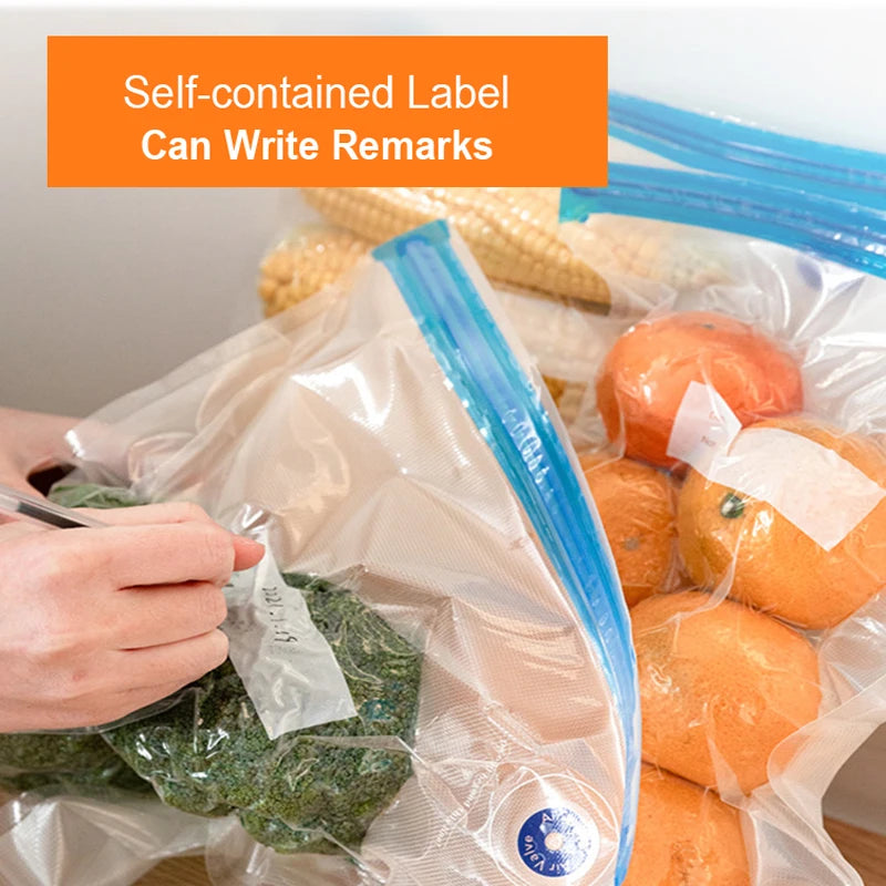 Reusable Vacuum Zipper Bags for Food Storage – 5 or 10 Pack Food Storage Bags Axl