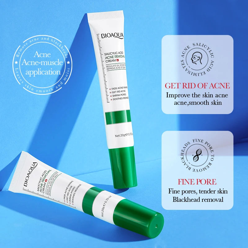 SADOER Salicylic Acid Acne Cream – Blackhead & Pore Care 20g Acne Face Cream Axl