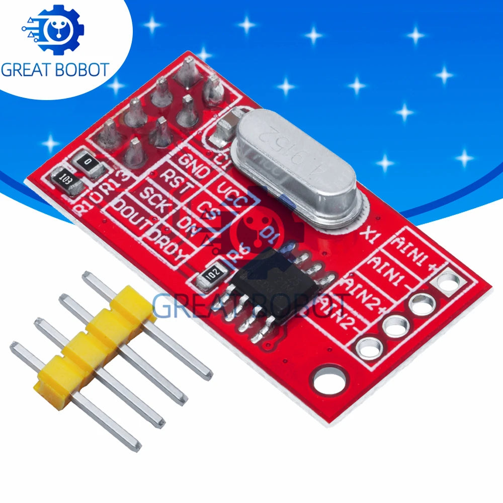 AD7705 Dual 16-Bit ADC Data Acquisition Module | SPI Interface ADC Module Axl Default Title