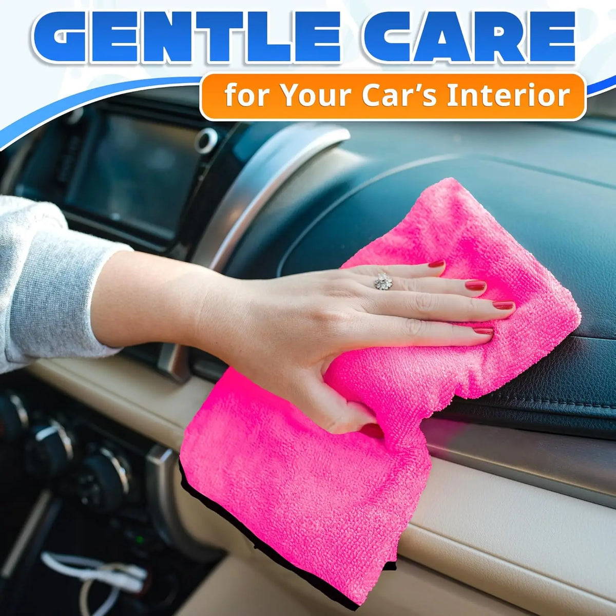 Heavy-Duty Microfiber Cleaning Cloths – 5 or 10 Pack Microfiber Cleaning Cloths Axl