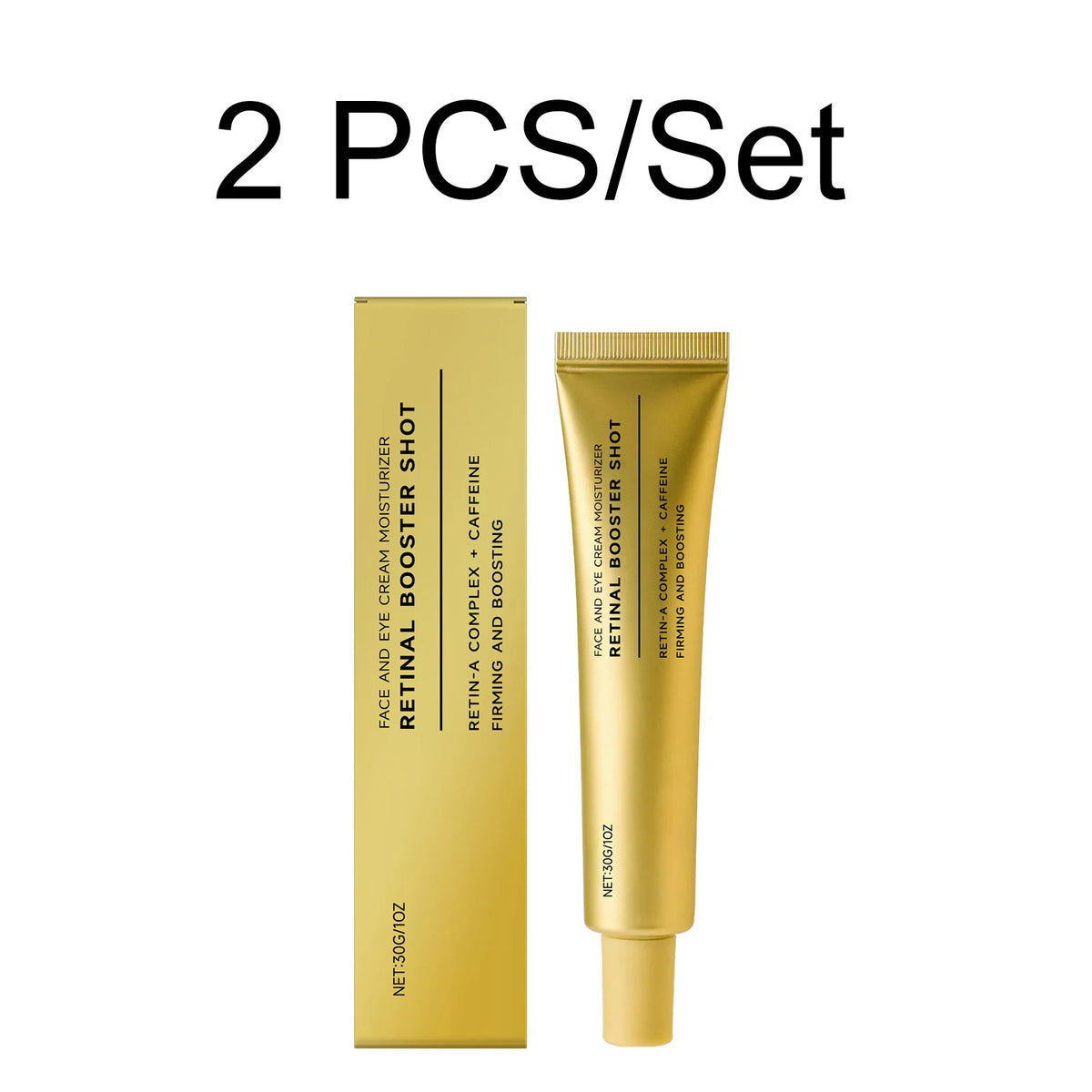 Retinal Face & Eye Cream – Caffeine Firming Moisturizer 30g Face & Eye Cream Axl 2 PCS