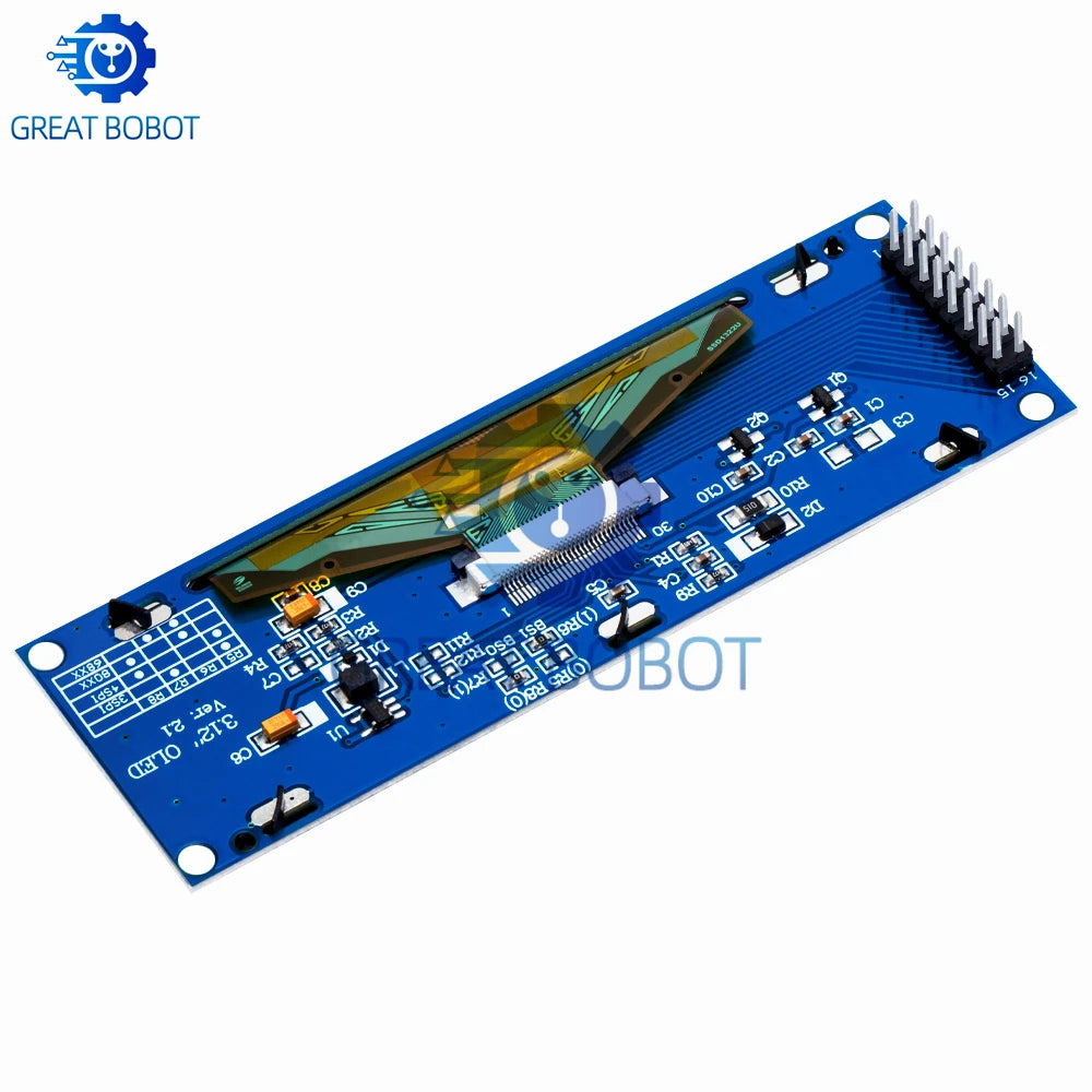 3.12" OLED Display 256×64 Graphic Module – SSD1322 SPI OLED Display Module Axl