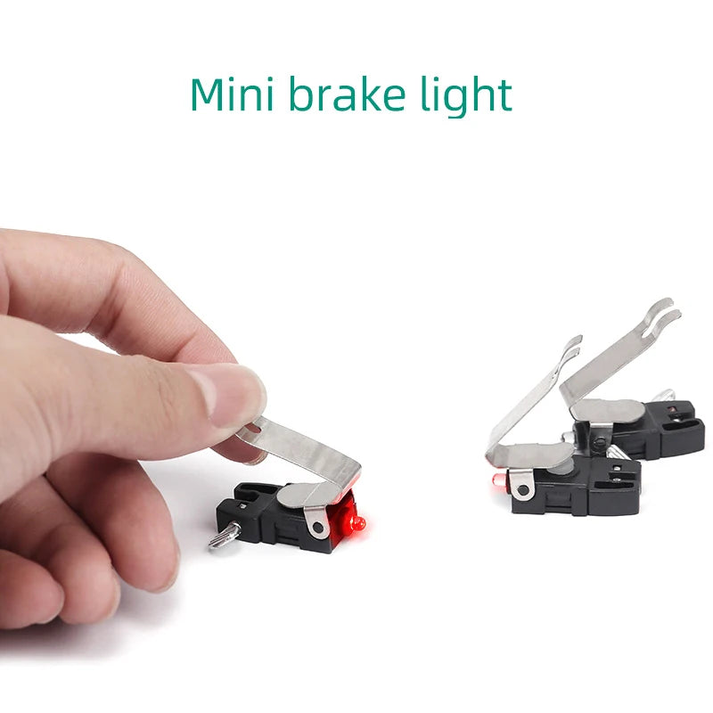 Red LED Bike Brake Light – Bright Waterproof Cycling Safety Light Bicycle Brake Light Axl