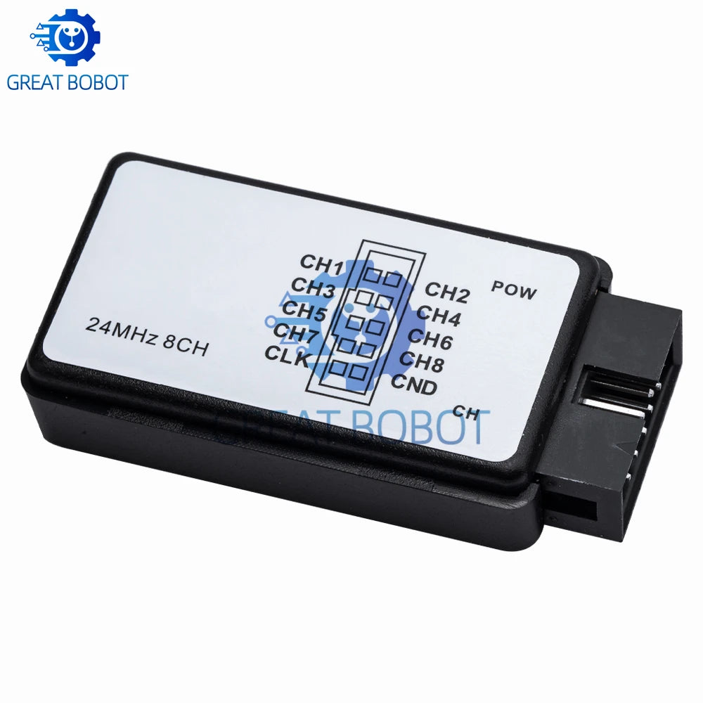 USB Logic Analyzer 24MHz 8-Channel – ARM & FPGA Debugger USB Logic Analyzer Axl