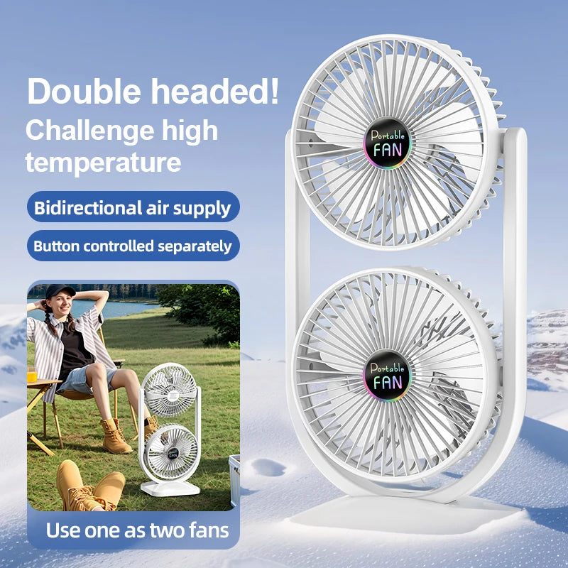USB Desktop Mini Fan – Portable Rotatable Electric Fan USB Desktop Fan Axl