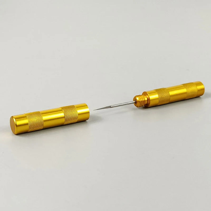 Stainless Steel Nozzle Unclogging Cleaning Needle & Air Pump Tool Nozzle Cleaning Tool Axl