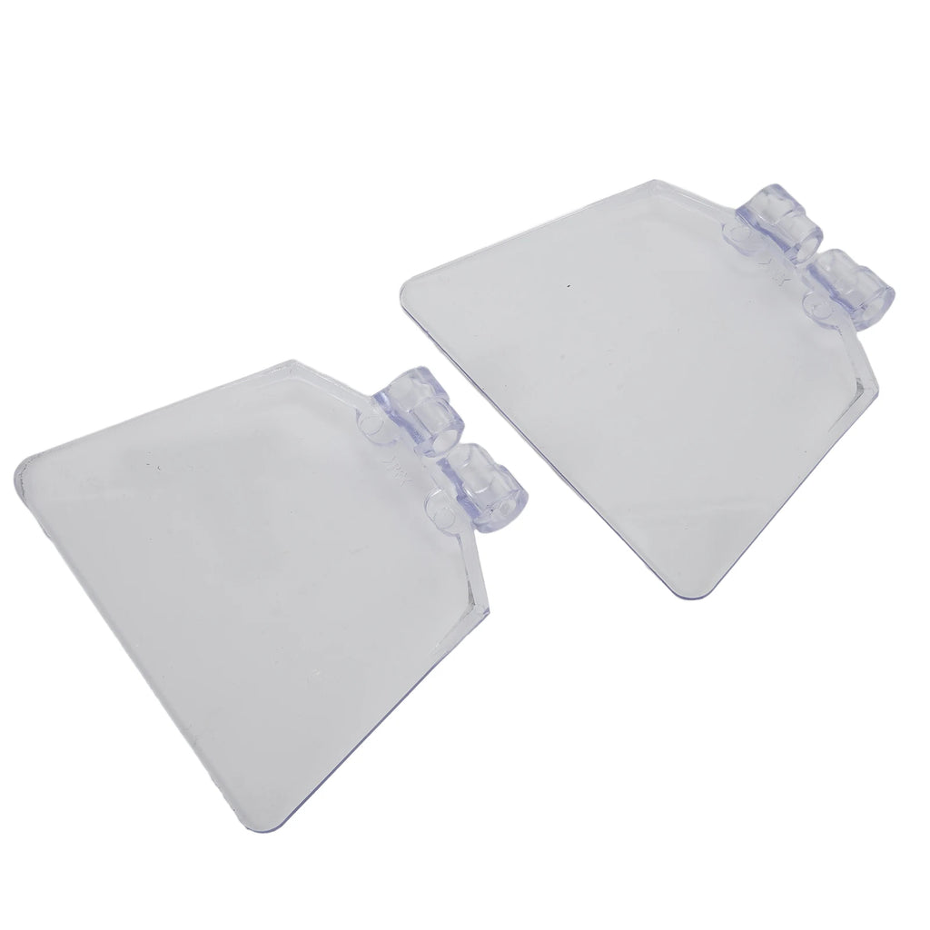 2-Pack Bench Grinder Eye Shield Guards – 125mm ABS Replacement Grinder Safety Shield Axl