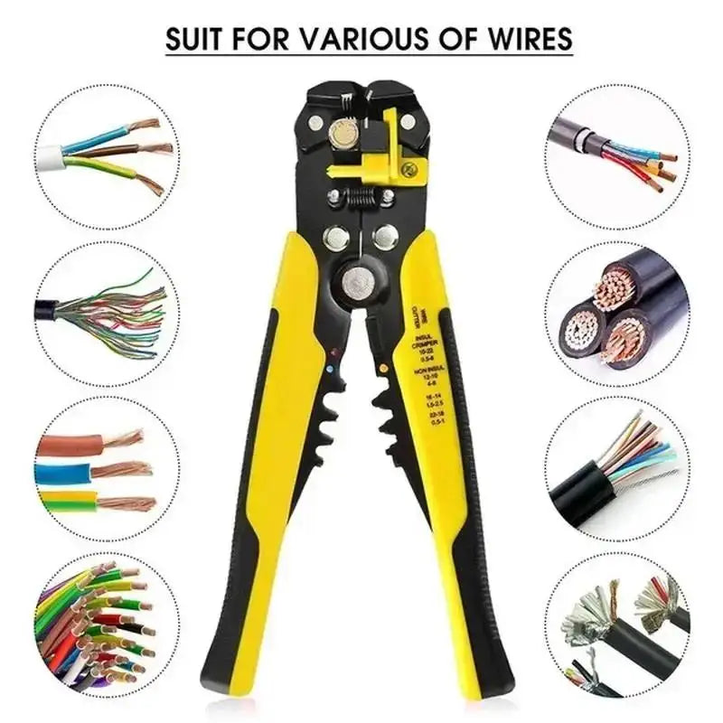 Automatic Wire Stripper Crimper & Cable Cutter 0.2–6.0mm² Wire Stripper Pliers Axl
