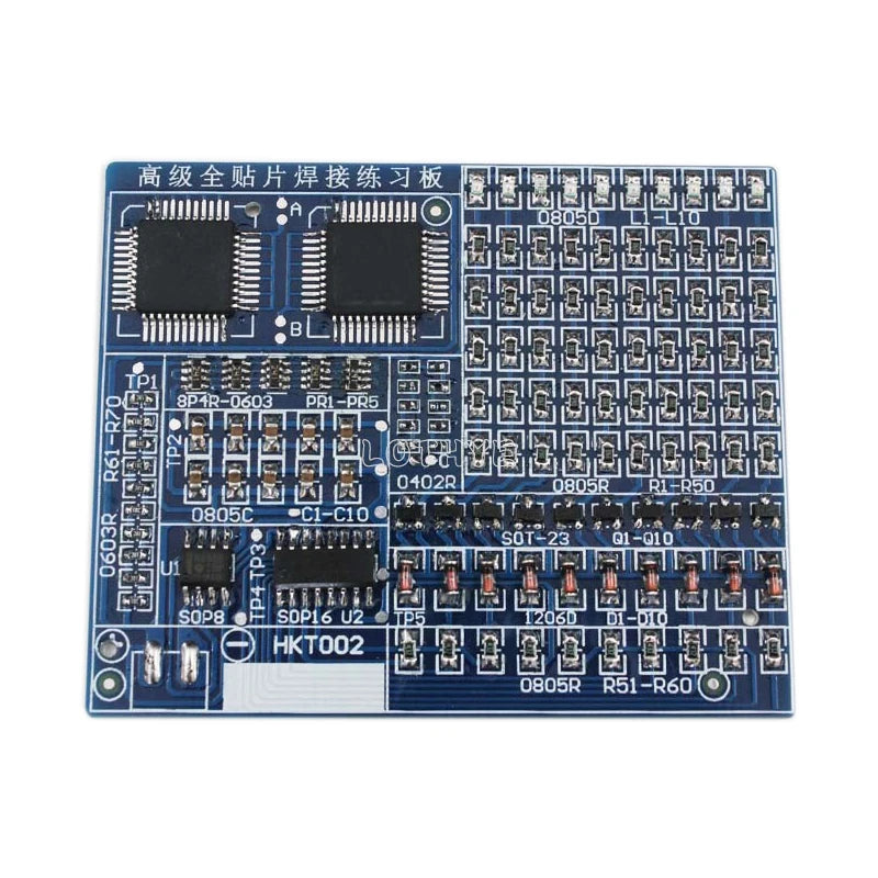 SMD Soldering Practice Kit – NE555 CD4017 Rotating LED Board Soldering Practice Kit Axl