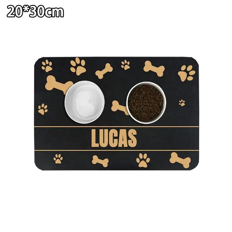 Diatomaceous Earth Pet Placemat – Non-Slip Quick-Dry Food Mat Pet Feeding Mat Axl D1