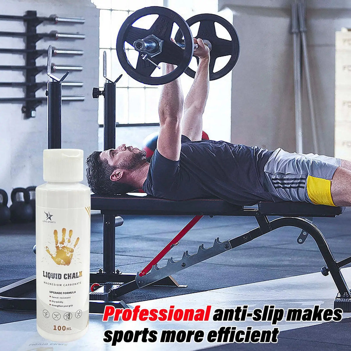 Liquid Chalk Gym Grip 50/100/200ml | Magnesium Powder Liquid Chalk Grip Axl
