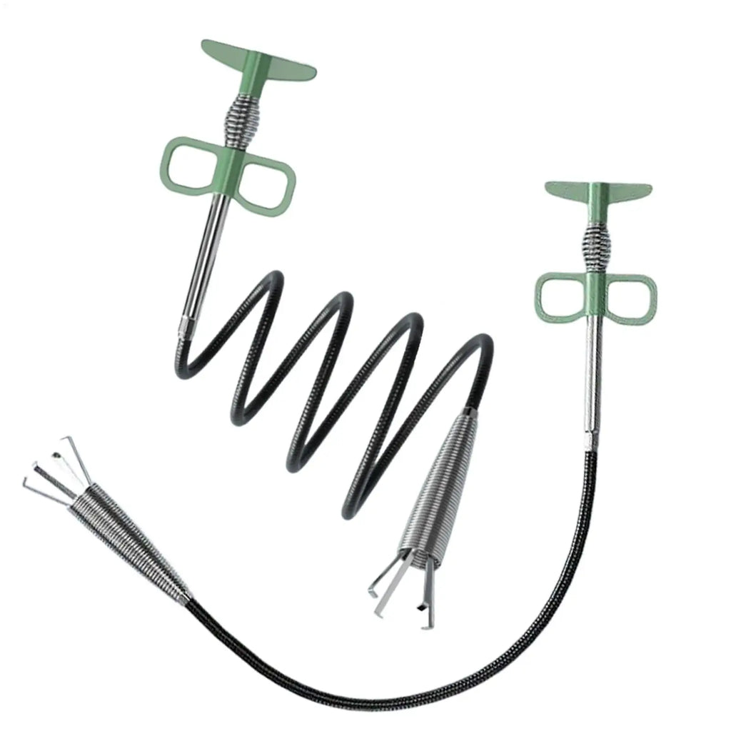 4-Claw Drain Snake Auger – Rustproof, Non-Slip Handle Drain Snake Auger Axl