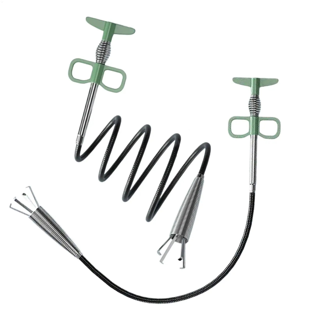 4-Claw Drain Snake Auger – Rustproof, Non-Slip Handle Drain Snake Auger Axl