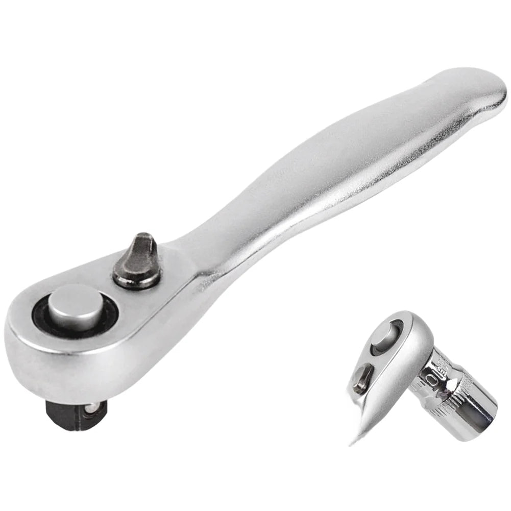 1/4" 72-Tooth Dual Head Ratchet Wrench – Quick-Release Bit Handle Ratchet Wrench Axl type B China Mainland