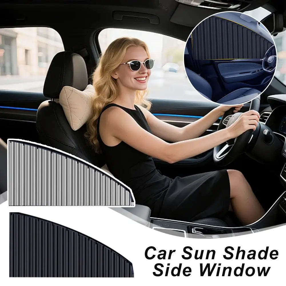 4-Piece Car Side Window Curtains – UV & Heat Shield Auto Blinds Car Window Curtains Axl