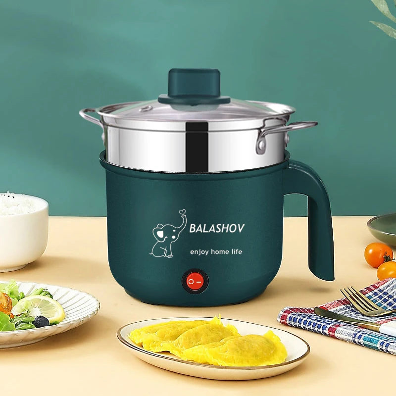 BALASHOV 1.8L Mini Electric Rice Cooker – Non-Stick Multifunction Electric Rice Cooker Axl