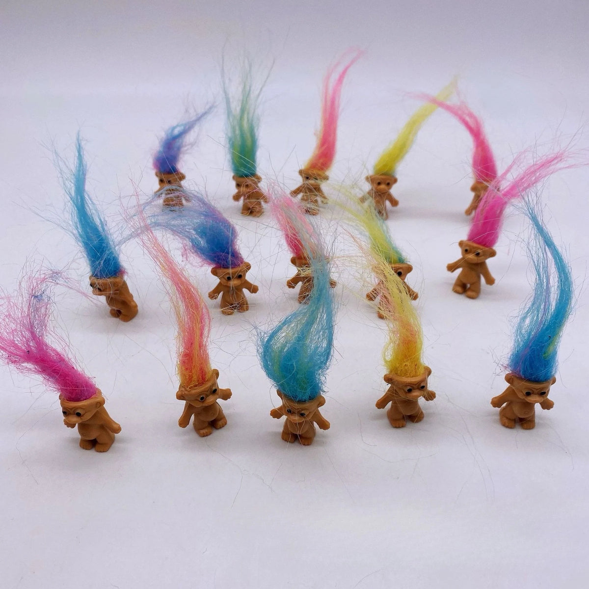 Vintage Troll Lucky Doll Figures – Colorful Collectible Set Collectible Troll Dolls Axl