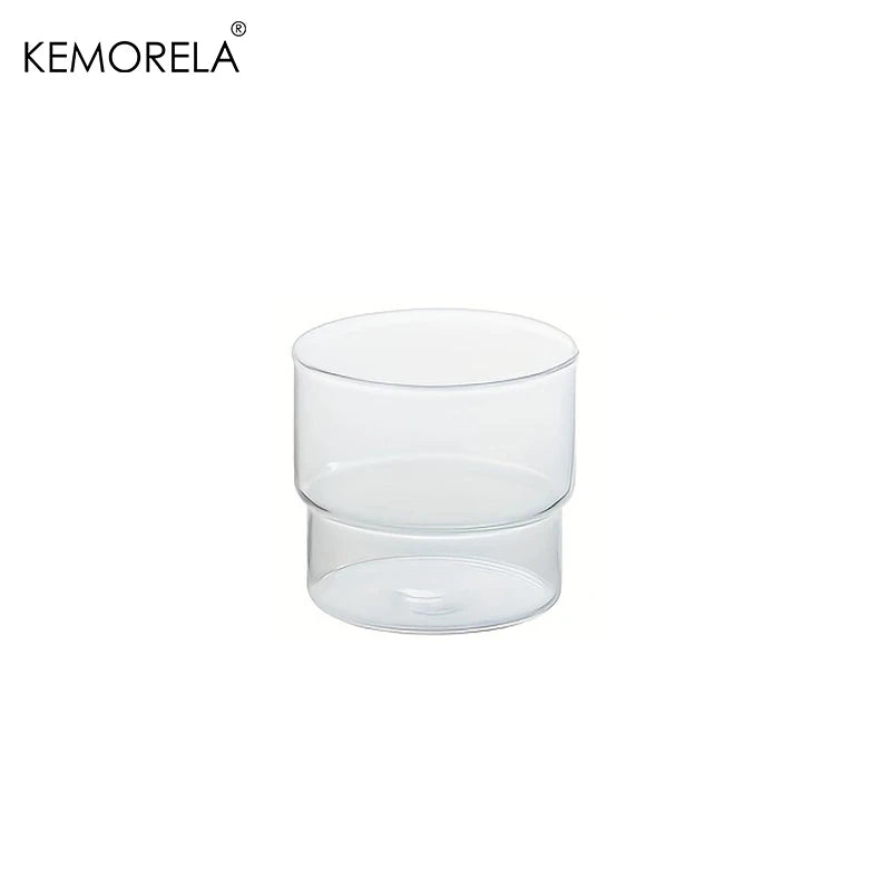 KEMORELA 290ml Origami Glass Mug – Heat Resistant Vintage Cup Glass Mug Axl A 201-300ml