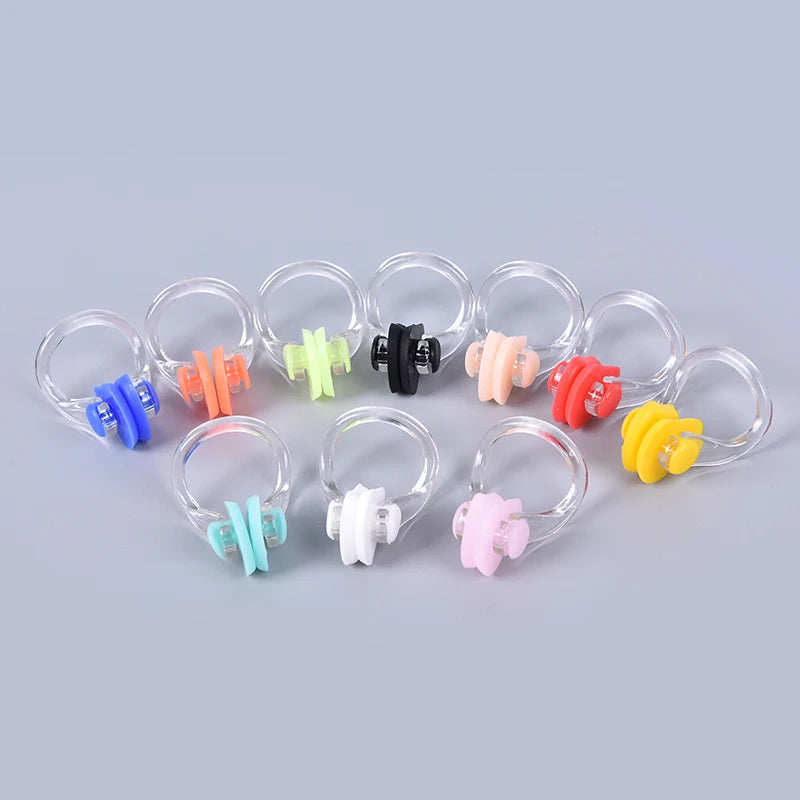 10-Pack Soft Silicone Swimming Nose Clips – Adults & Kids Swimming Nose Clips Axl