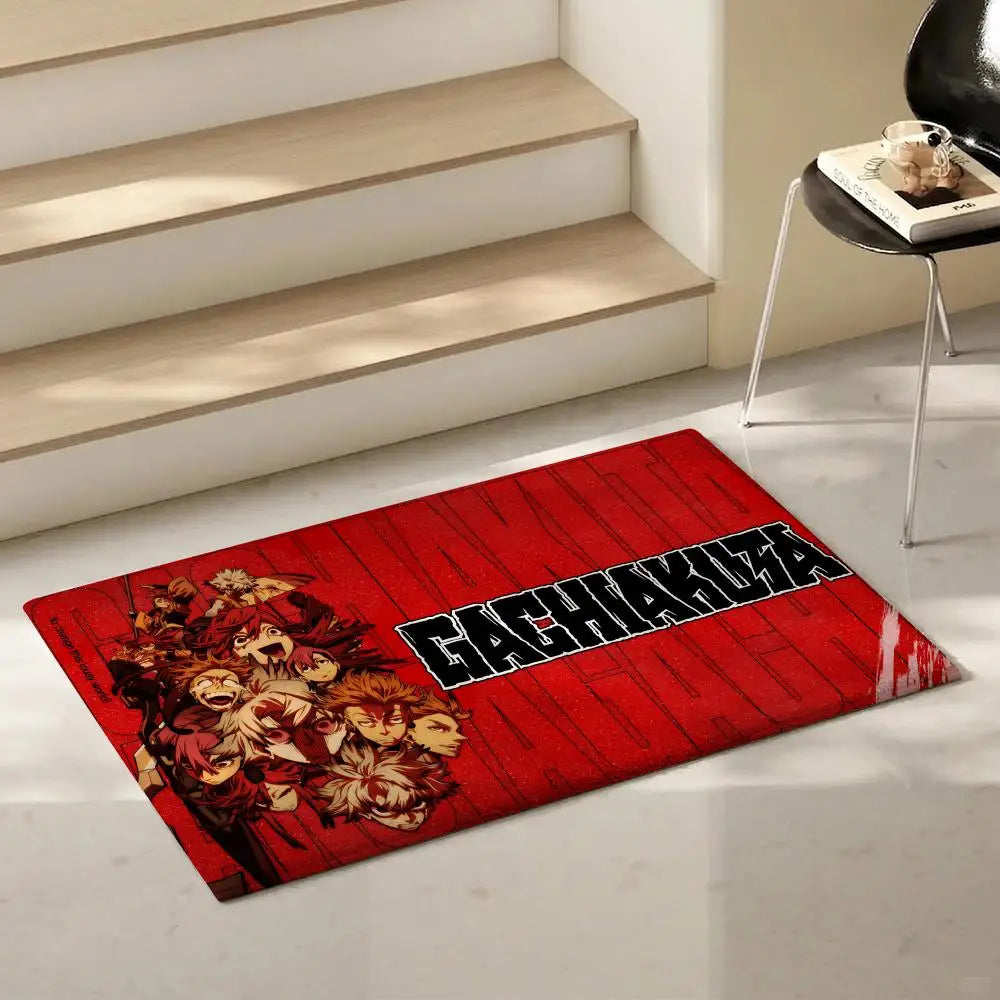 Anime Gachiakuta Flannel Floor Mat – Non-Slip Soft Indoor Rug Anime Floor Mat Axl