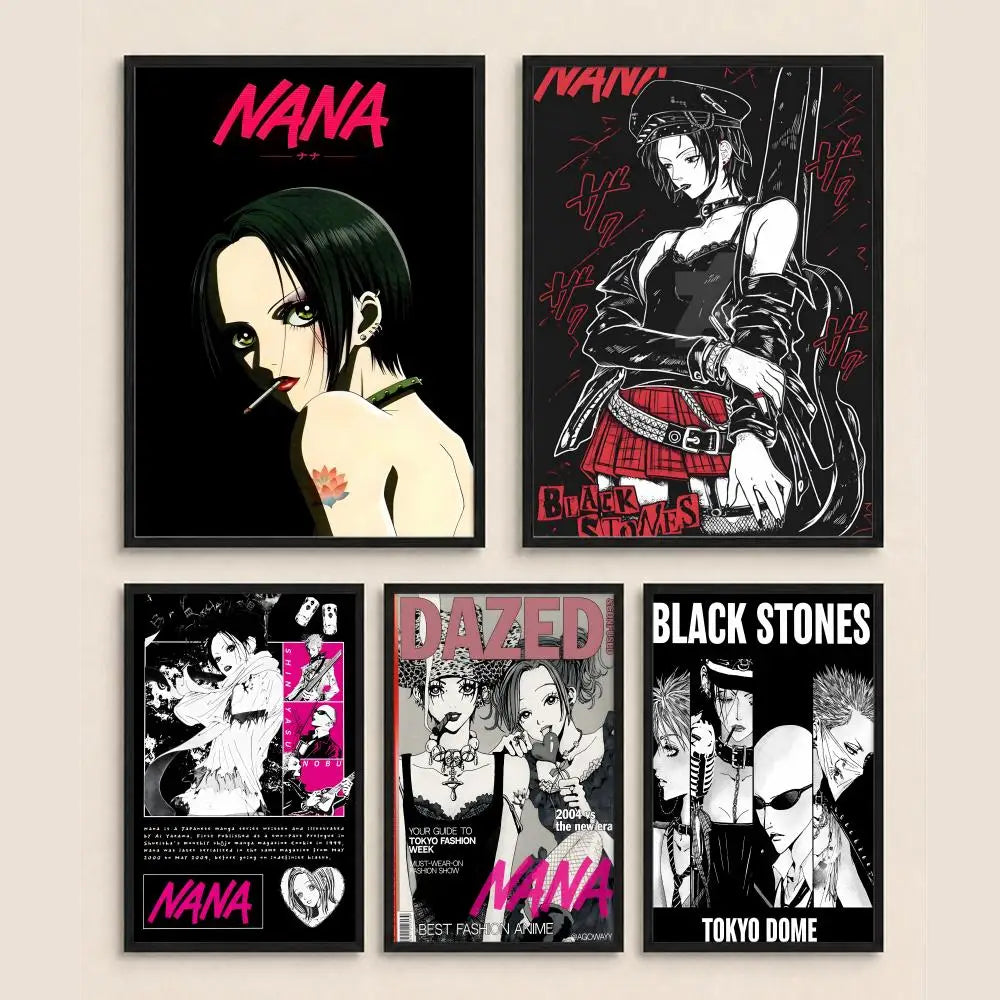 Anime NANA HD Poster – Waterproof Sticky Wall Art Decor Anime Wall Poster Axl