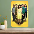 New Girl TV Show Metal Poster Sign – Retro Aluminum Wall Art Metal Wall Sign Axl aluminum sign aluminum 14x20cm
