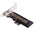 M.2 NVMe NGFF SSD to PCIe x1 Adapter Card + Half-Height Bracket SSD Adapter Card Axl One Size