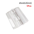 Clear Acrylic Folding Hinges 270° | 10 Pcs DIY Cabinet Hardware Acrylic Folding Hinges Axl 1Pcs 65x42x3mm