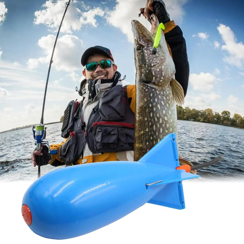 Carp Fishing Rocket Bait Feeder Float Cage – PP Bait Dispenser Fishing Bait Feeder Axl