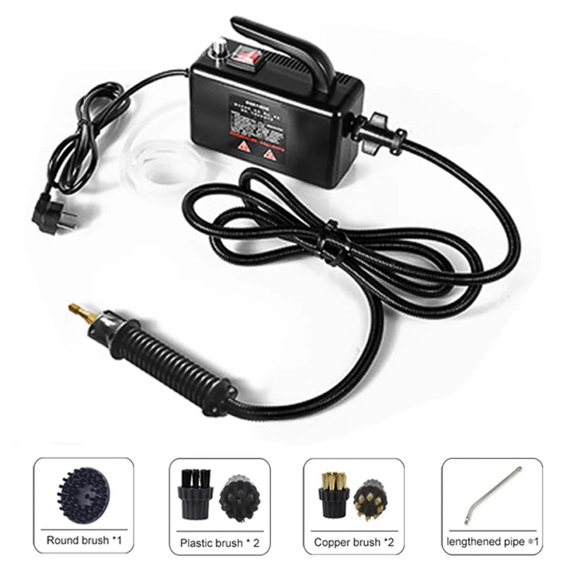 BALASHOV 2600W High-Temp Steam Cleaner – Kitchen, AC & Home Steam Cleaner Axl Black 110 V