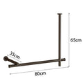 Stainless Steel Wall-Mount Towel & Clothes Drying Rack Wall Drying Rack Axl 80CM
