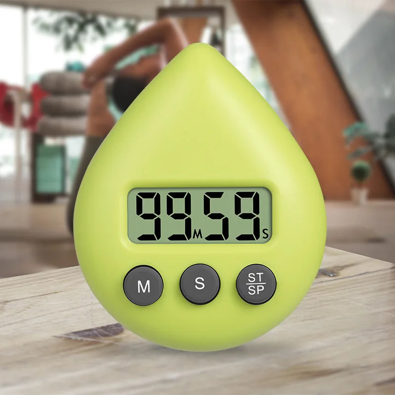 KT THERMO Digital Kitchen Timer – Countdown Clock & Alarm Digital Kitchen Timer Axl Yellowish green
