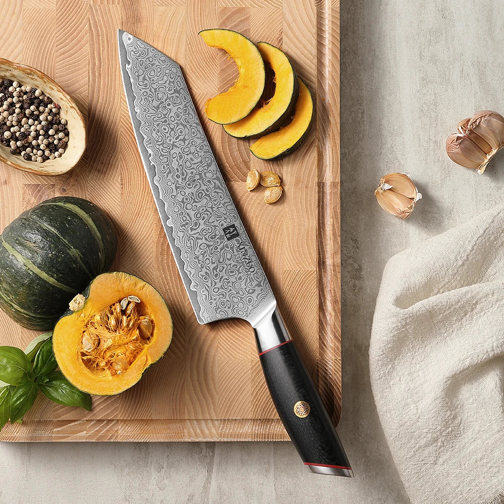 XINZUO 8.5" Gyuto Chef Knife – 67-Layer Damascus Steel Damascus Chef Knife Axl