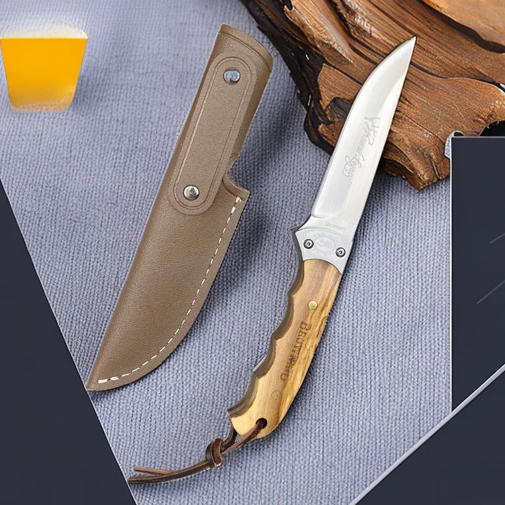 Utility Kitchen Knife – Pakka Wood Handle & Mirror Polish Utility Kitchen Knife Axl KNIFE COVER
