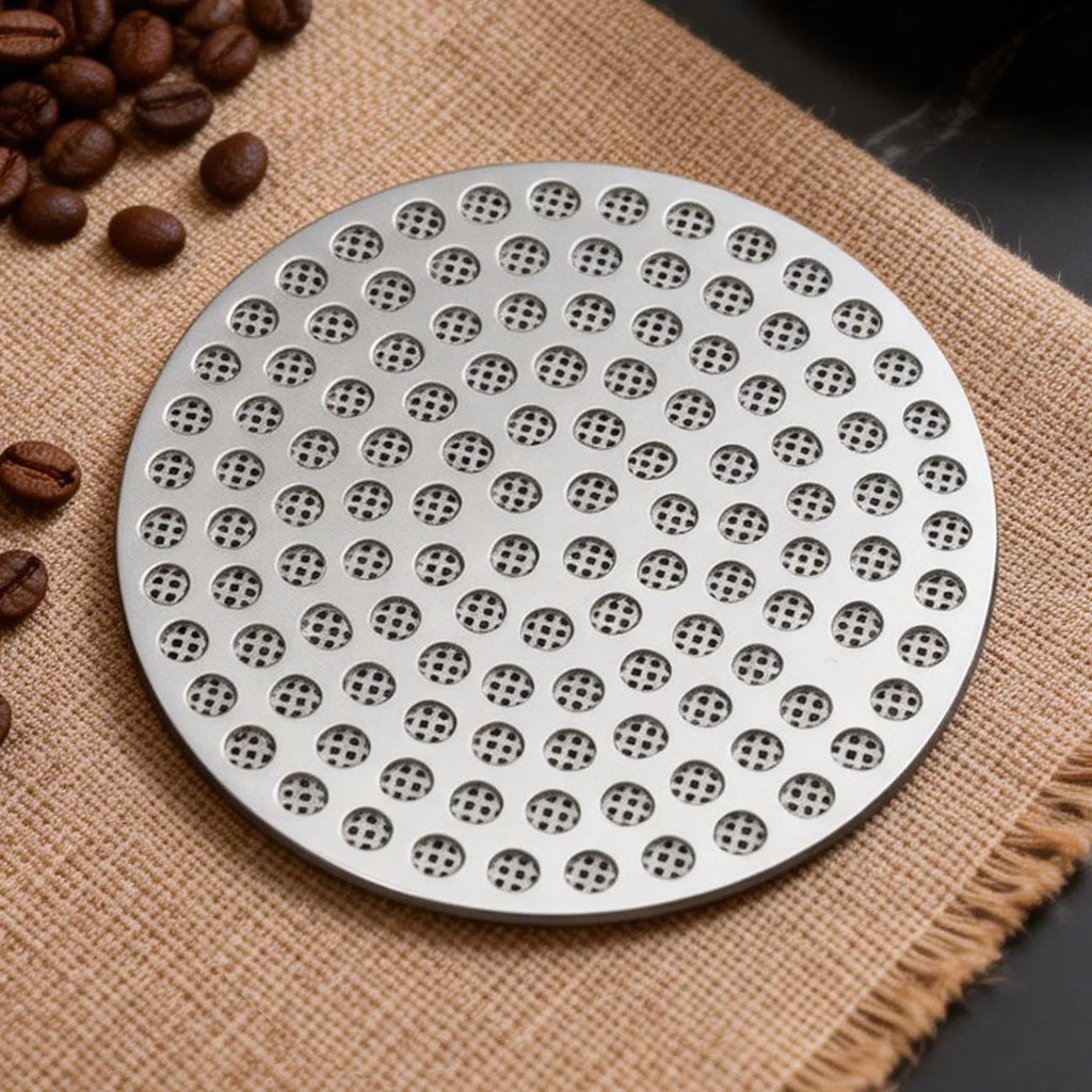 Leeseph 51/53/58mm Espresso Puck Screen – Stainless Steel Filter Espresso Puck Screen Axl