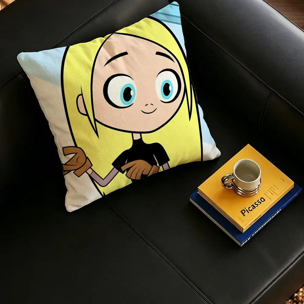 Teen Titans Go Linen Cushion Cover | Sofa & Bedroom Décor Decorative Cushion Cover Axl
