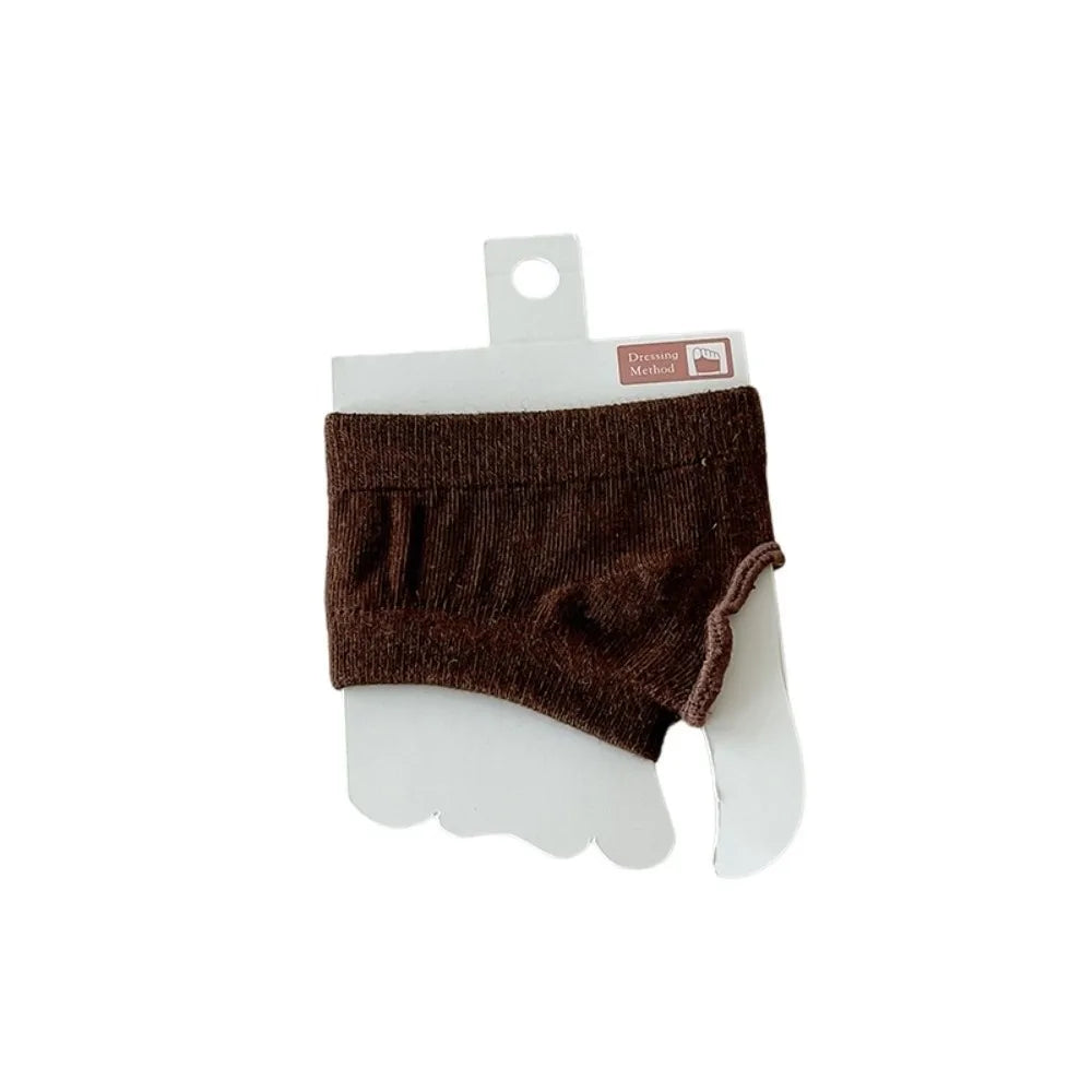 Soft Cotton Forefoot Toe Socks – Invisible Half Foot Hosiery Forefoot Toe Socks Axl Coffee One Size