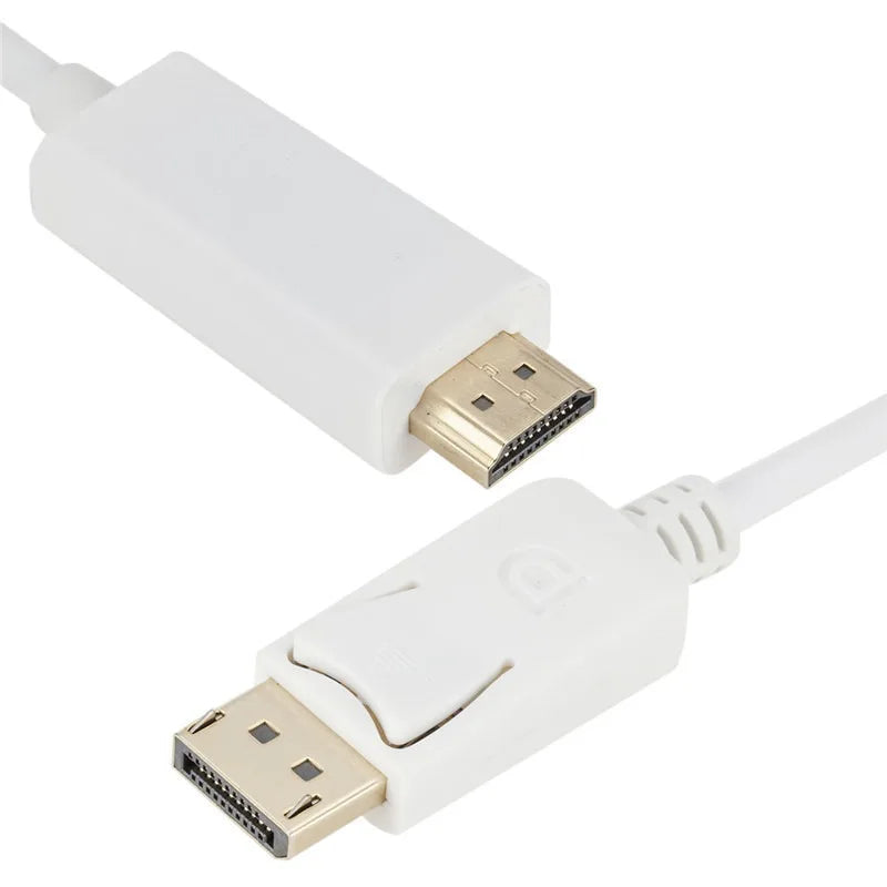 DisplayPort to HDMI Cable 1.8m – 1080p HD Adapter for PC & Laptop DP to HDMI Cable Axl