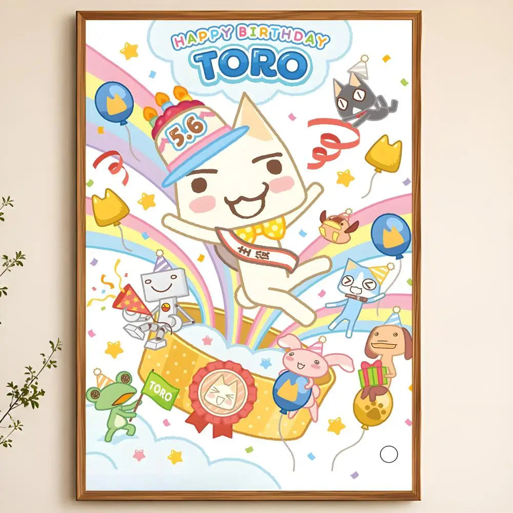 Waterproof PVC Peel-and-Stick HD Wall Poster | T-Toro Art Wall Art Poster Axl White04 30X40cmNoframe