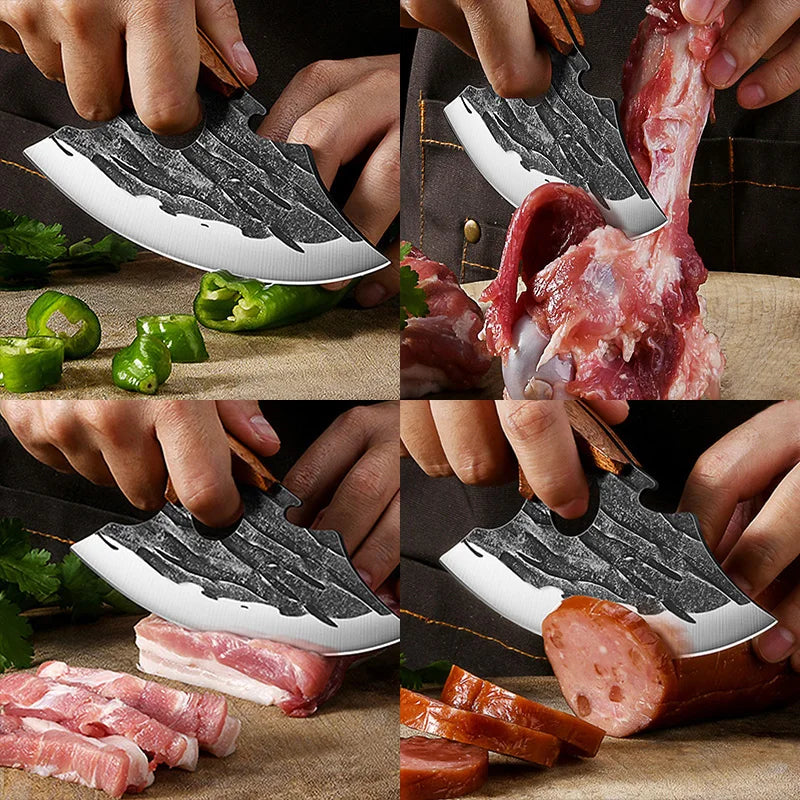 InLeung Damascus Chef Knife – Sharp Stainless Steel Kitchen Knife Chef Knife Axl