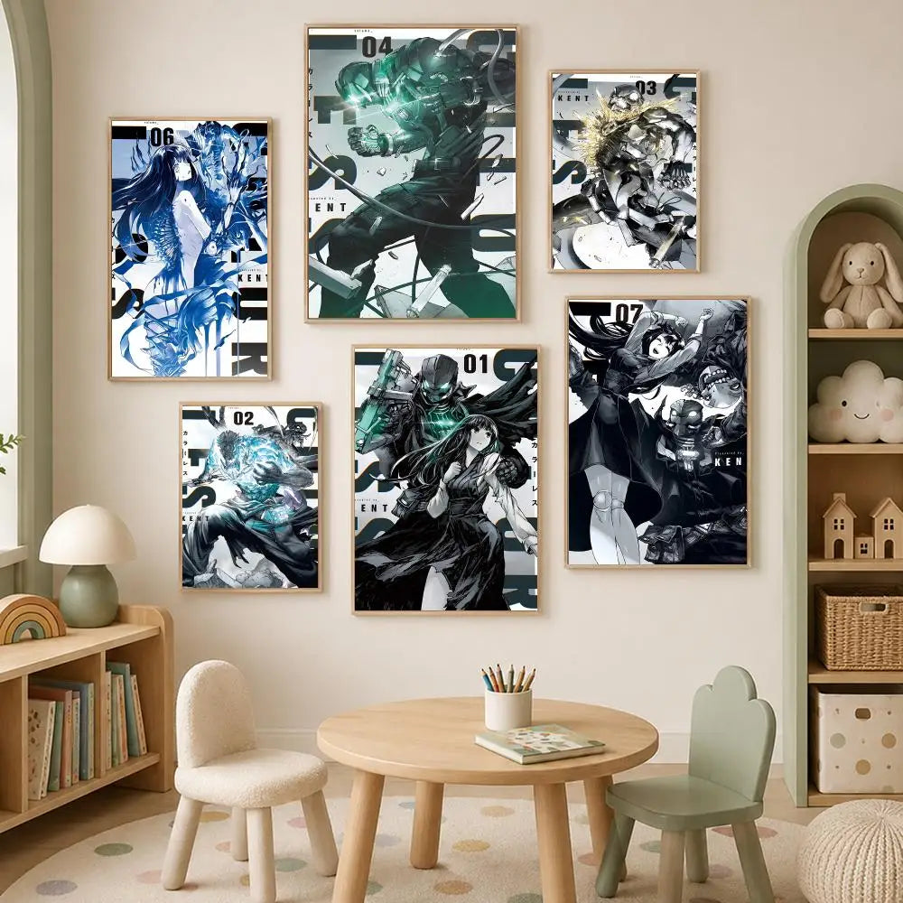 Self-Stick Cartoon Wall Art Poster – Waterproof HD Decor Wall Art Poster Axl